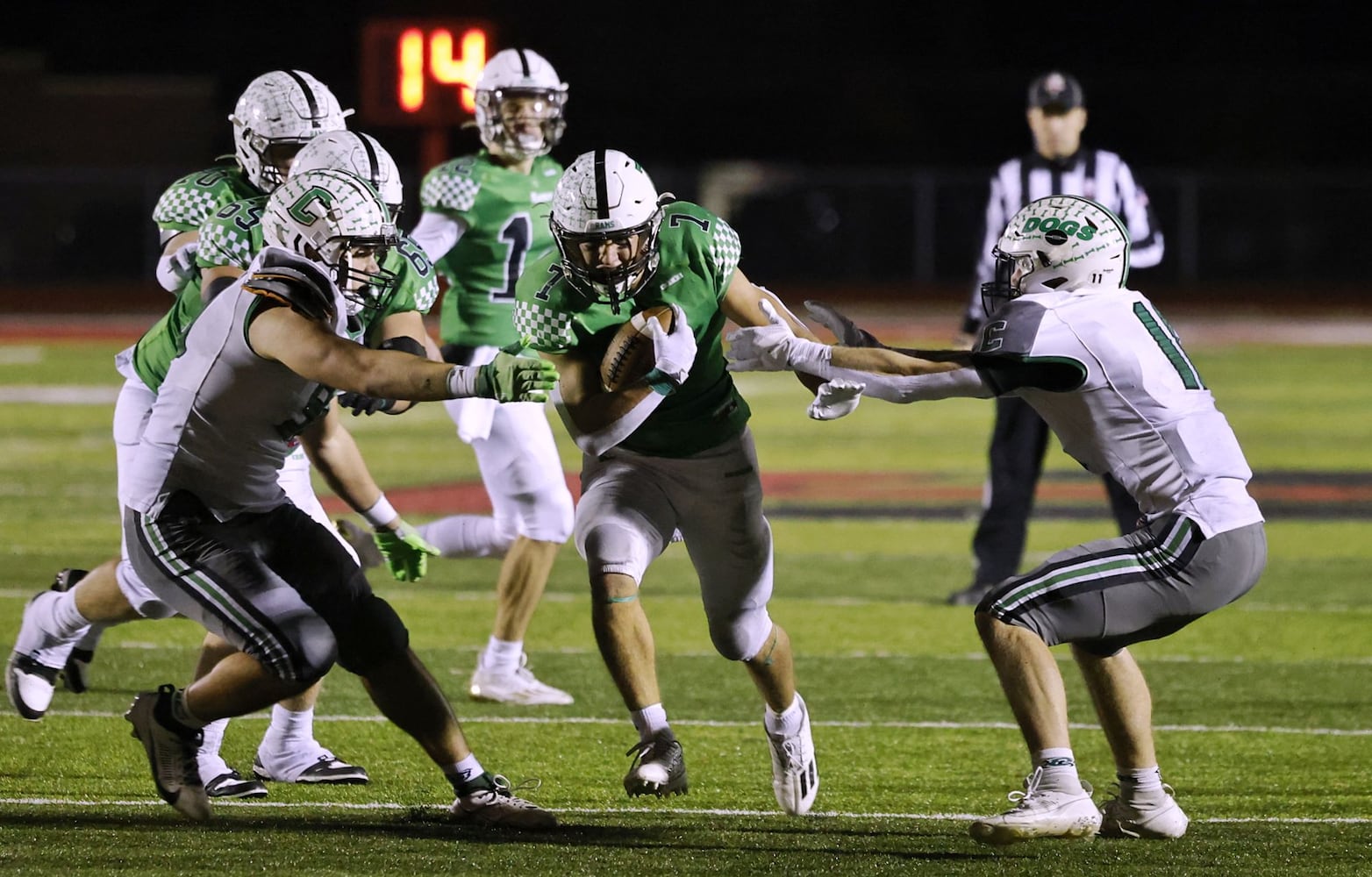 111723 Badin vs Celina football