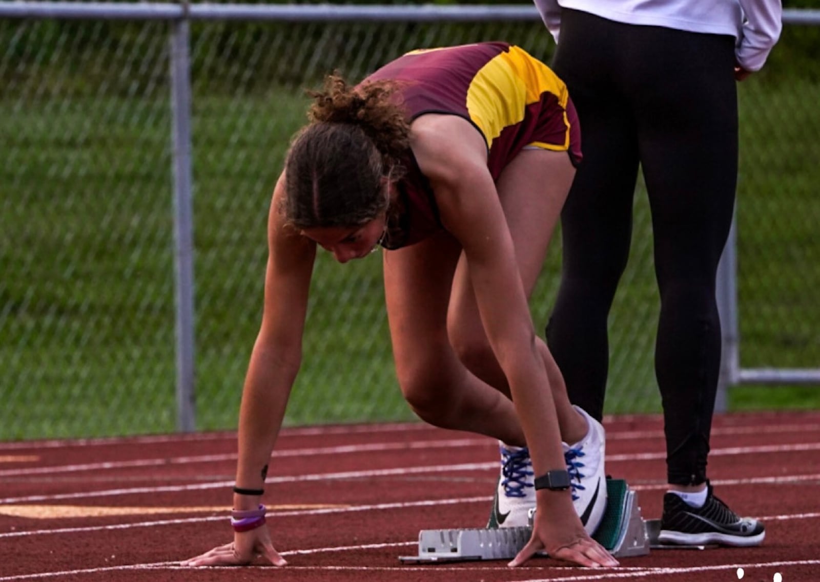 Ross High School junior Myah Boze will compete this weekend in the 100 and 300 hurdles at the state track and field championships in Columbus. Jack Ward/CONTRIBUTED