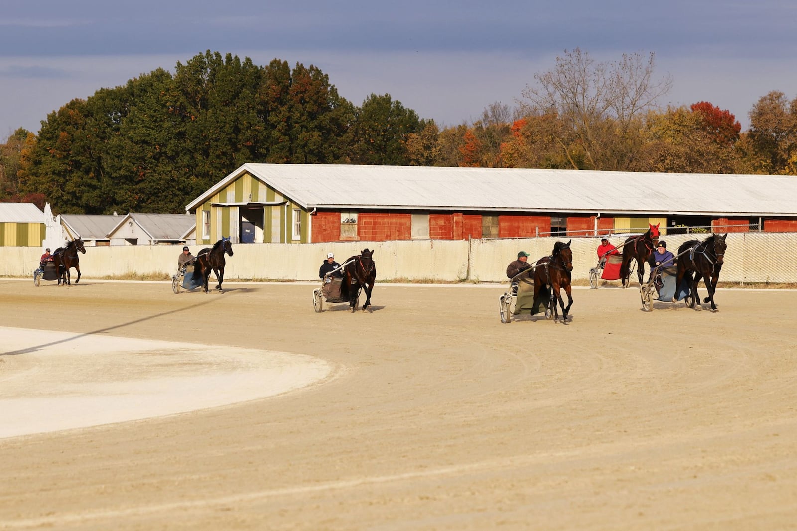 Warren County Agricultural Society voted to end harness racing training and close all barns housing 300-plus horses at Warren County Fairgrounds on Dec. 1. NICK GRAHAM/STAFF