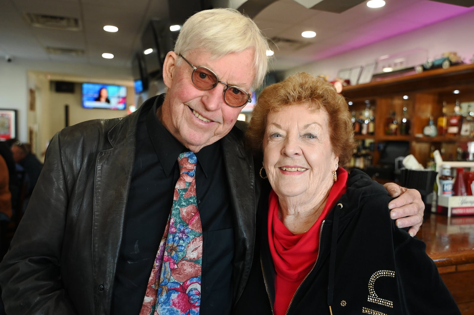 The Stone Tavern opened on Nov. 1, 2024, at 701 Greenwood Ave., which is on the corner of Greenwood and Heaton Street. Pictured is The Stone Tavern owner Jim Pickup with Shirley Horsley, the daughter of Walter and Margaret Fortner, who operated a tavern also called The Stone Tavern at the same location. The first Stone Tavern operated from 1936 to 1972. MICHAEL D. PITMAN/STAFF