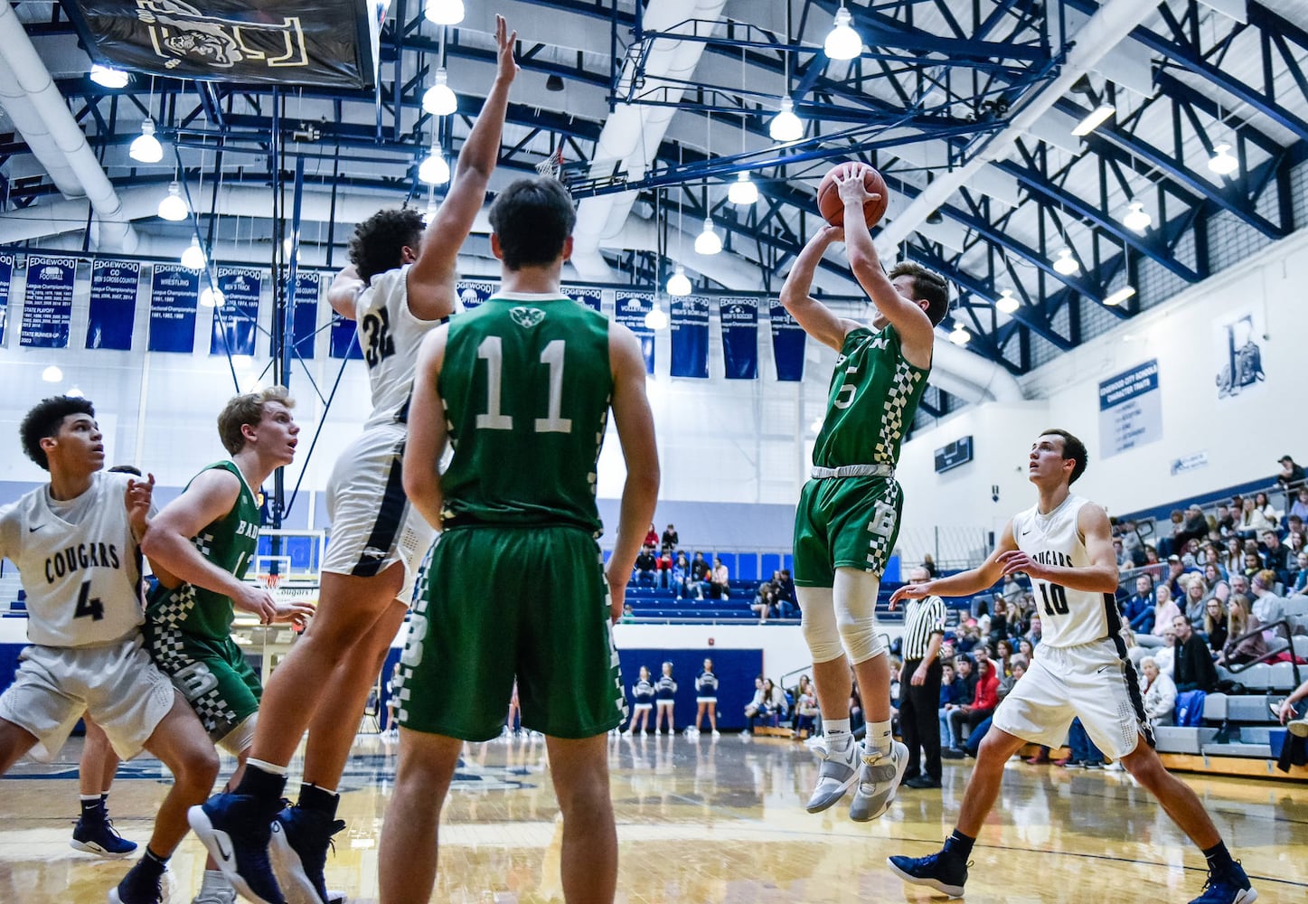 Edgewood vs Badin basketball