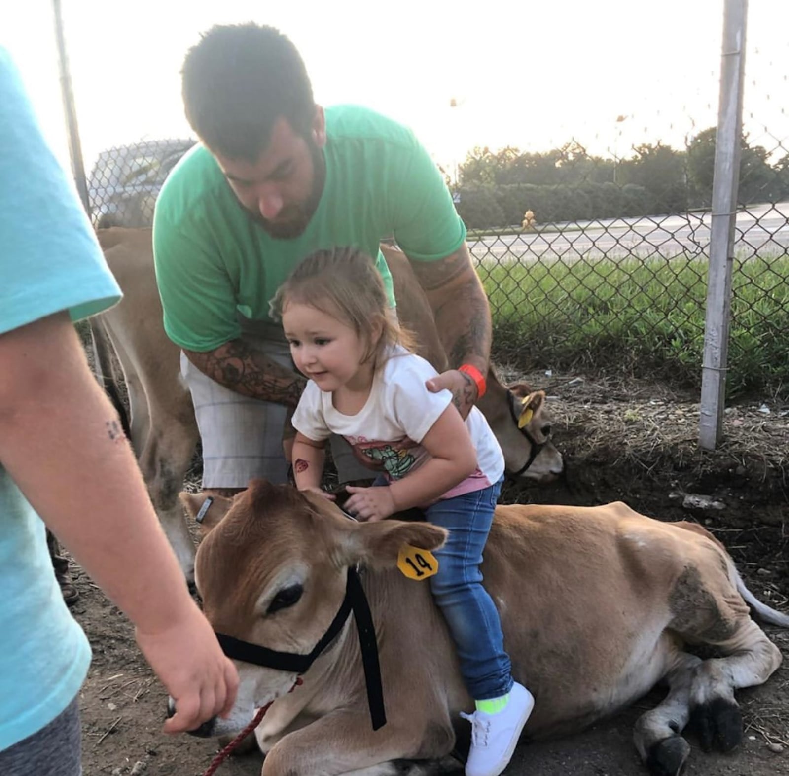 Four years ago, 3-year-old Ava approached Andy Cope and asked to meet his cows at the Butler County Fair. Now, Andy and Sarah, Ava's mom, are a married couple.