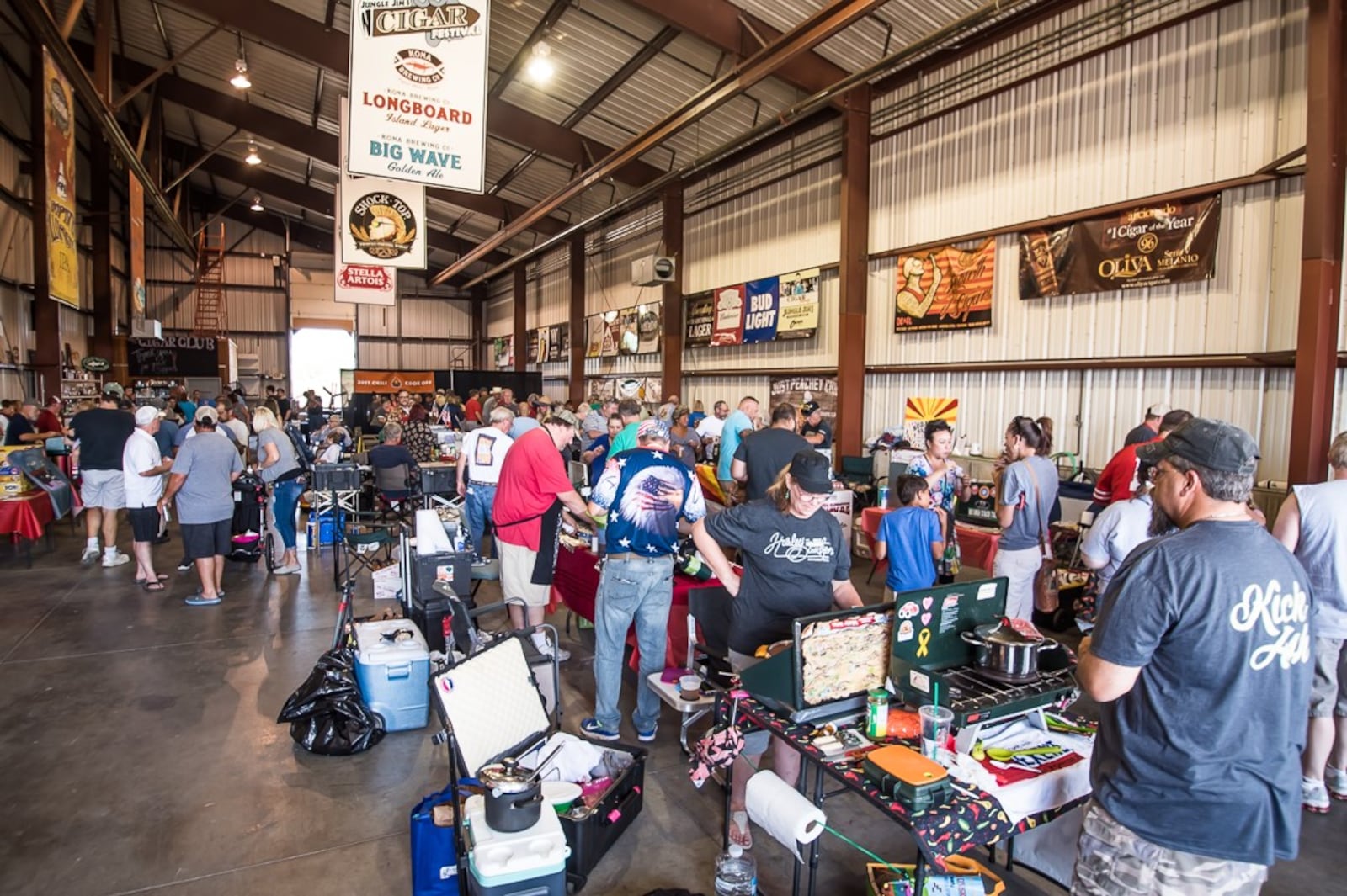 Jungle Jim's International Market is combining its Buckeye Beer Bash, BBQ & Grilling Festival, Bacon & Cheese Festival and Taste of the Sea Festival into one event, Jungle Jim's Backyard Bash, from 1 to 6 p.m. July 28, 2018. Pictured is the 2017 BBQ & Grilling Festival. CONTRIBUTED