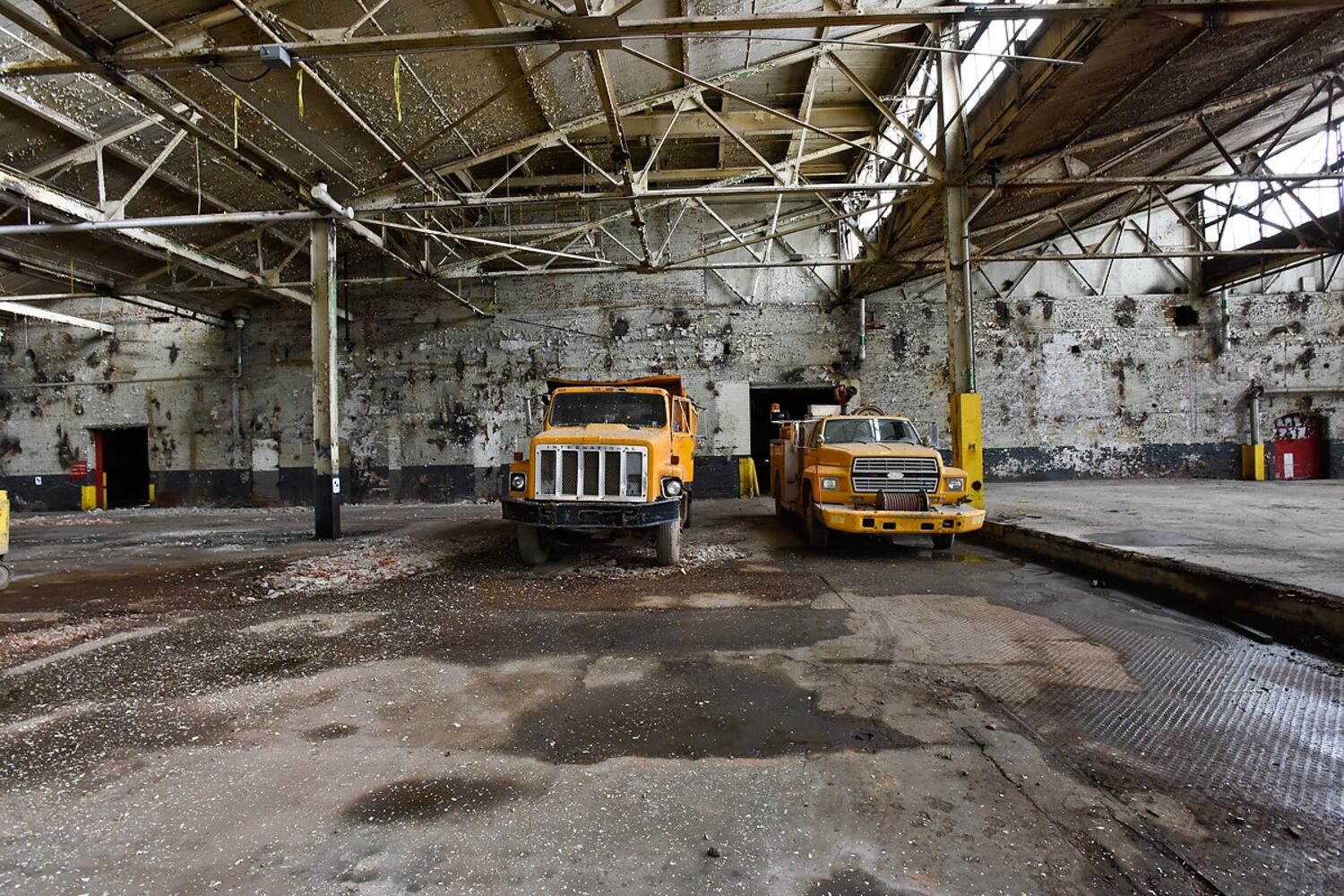 Tour of former Champion Paper Mill