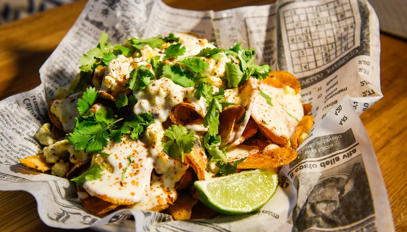 Bar Del Mar is now open as a standalone bar and restaurant on the back side of the Brio at Liberty Center in Liberty Township. This is the Street Corn Nachos. 