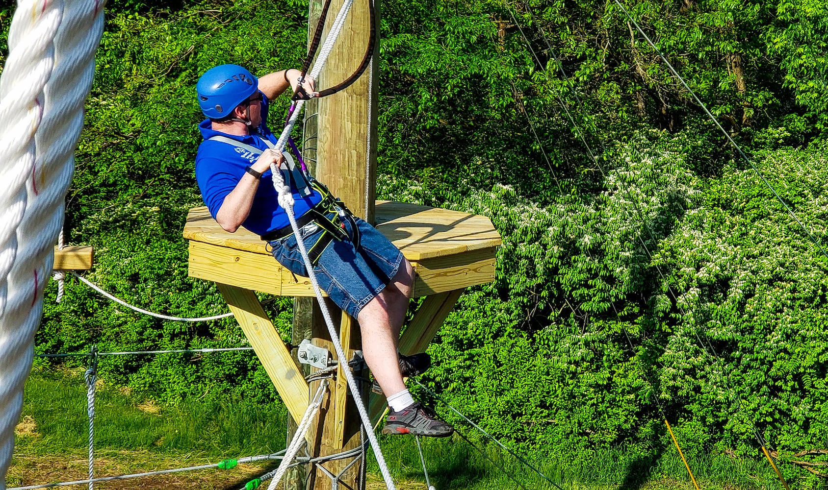 High ropes course now open at YMCA's Camp Campbell Gard in Butler County