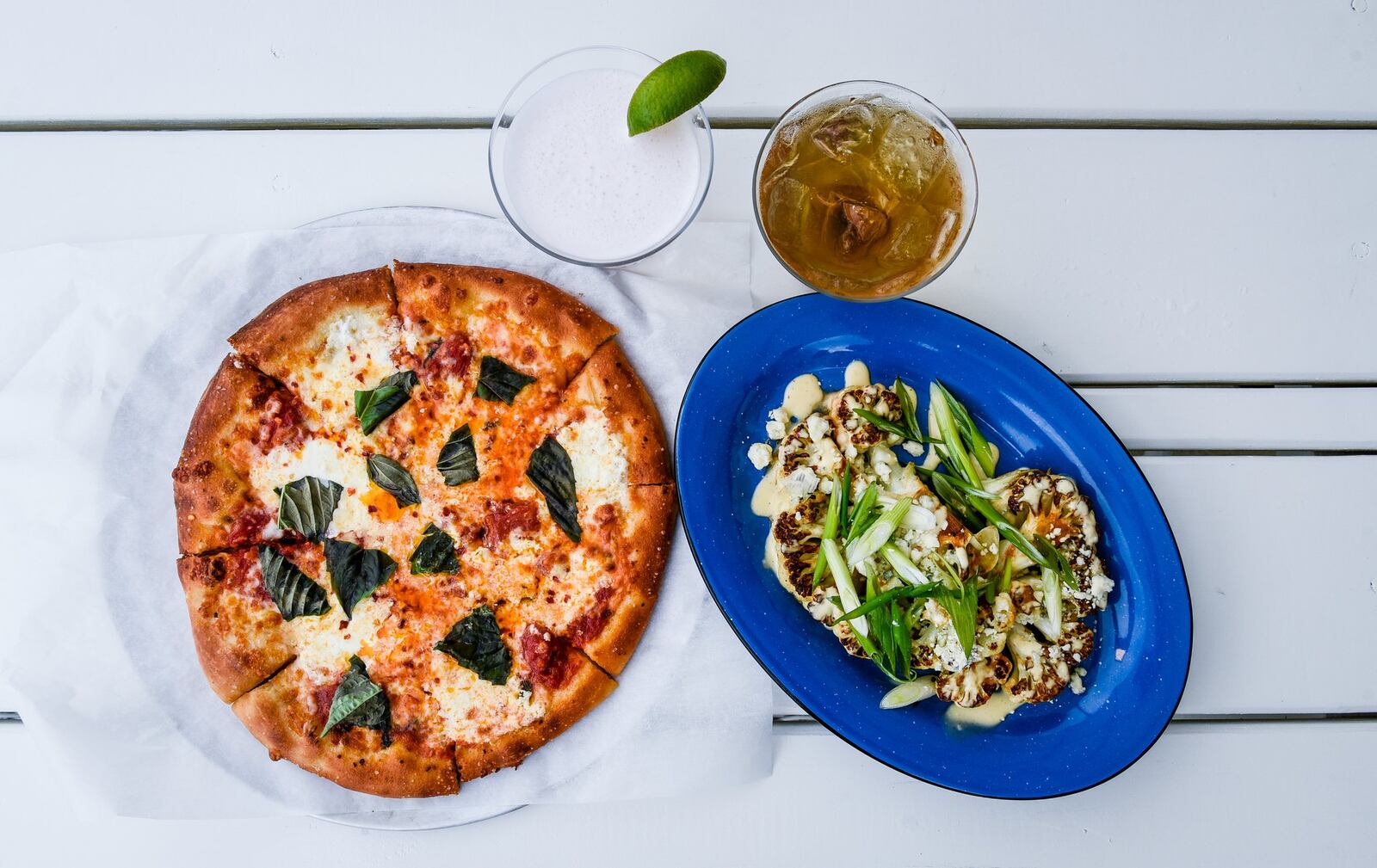 Bar Del Mar is now open as a standalone bar and restaurant on the back side of Brio at Liberty Center in Liberty Township. This is the Margherita Pizza with Tropical Cosmo infusion cocktail, left, and Buffalo Cauliflower with Honey Vanilla Manhattan infusion cocktail. 