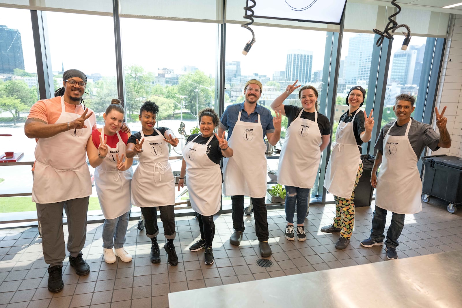 Lester Gates (left), who owns Invoke with his brother, Larry, at 2nd Street Market in Dayton, is one of eight contestants competing on season 2 of “Top Vegan" (CONTRIBUTED PHOTO).