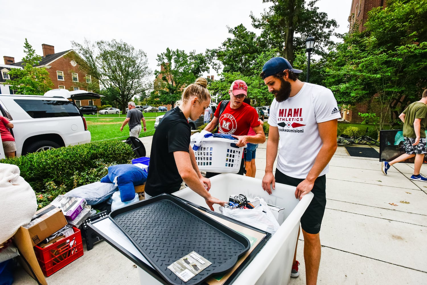 Move-In day at Miami University in Oxford