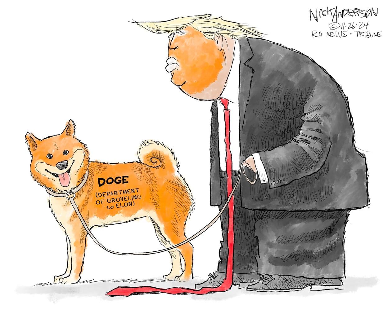 CARTOONS: Nick Anderson, Dec. 2, 2024