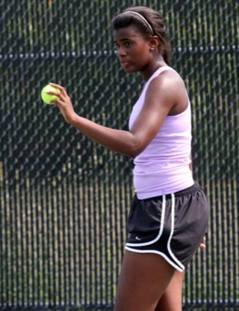 Lakota E. girls tennis practice