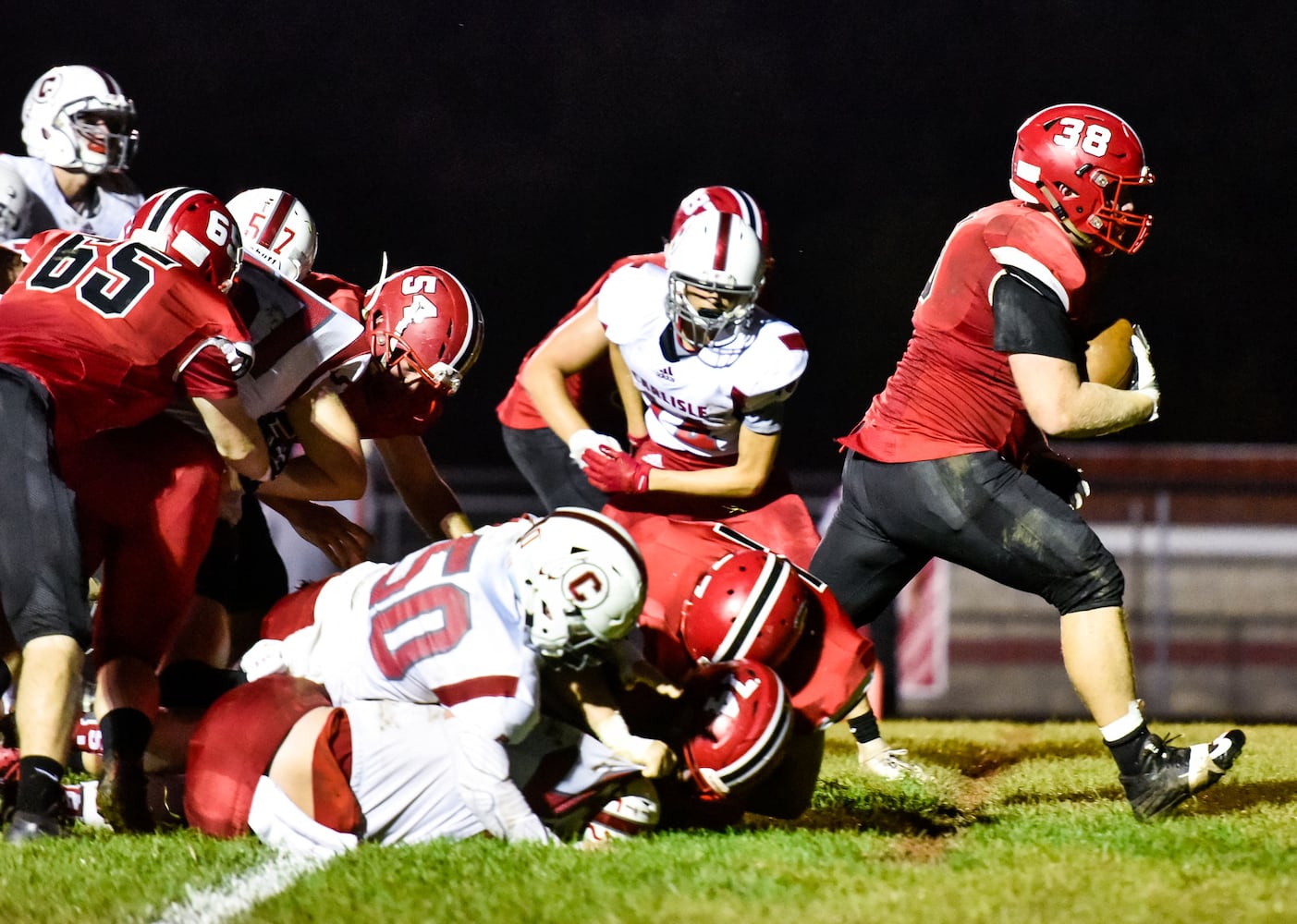 Madison vs Carlisle football