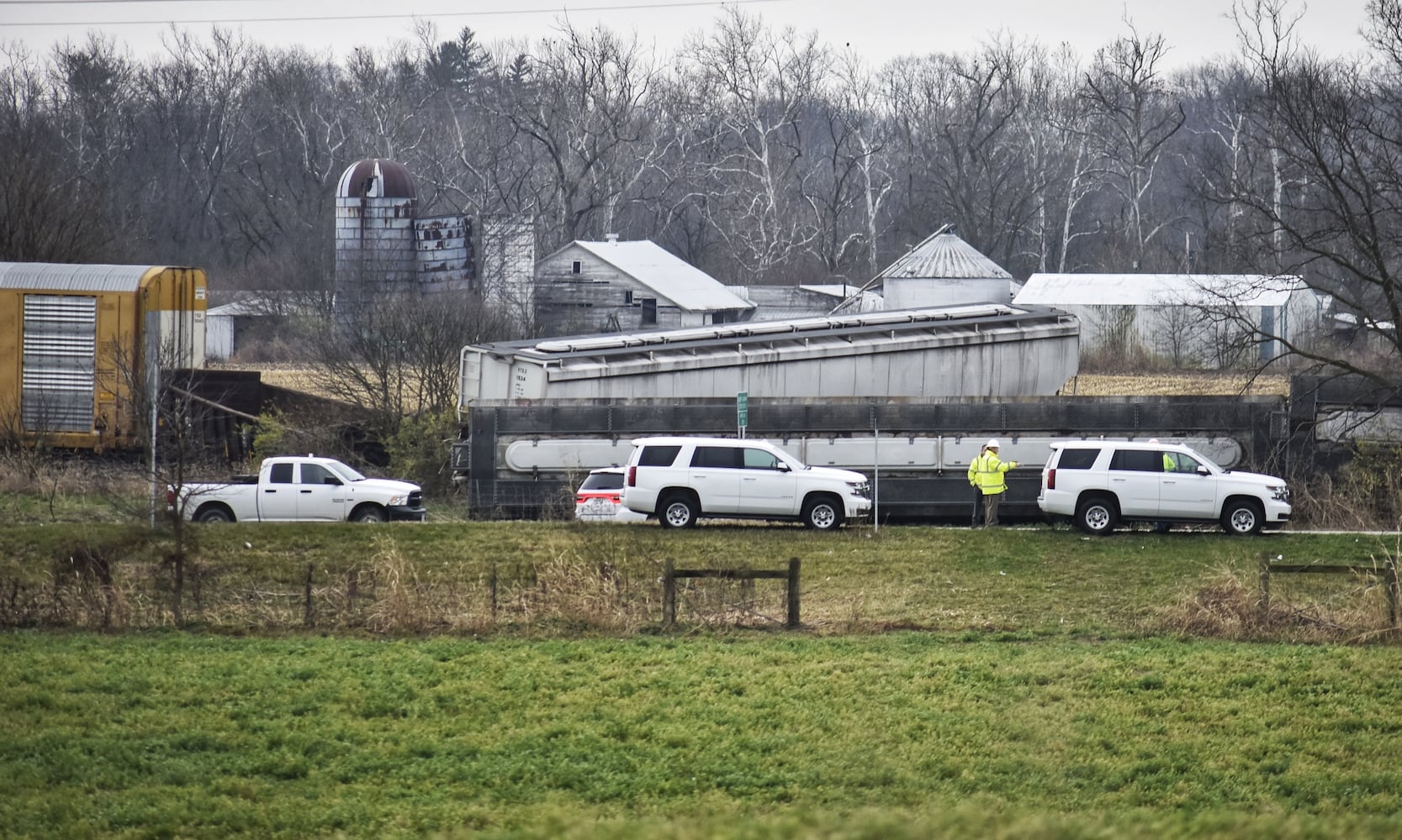 Train derailment in Wayne Twp. Butler County