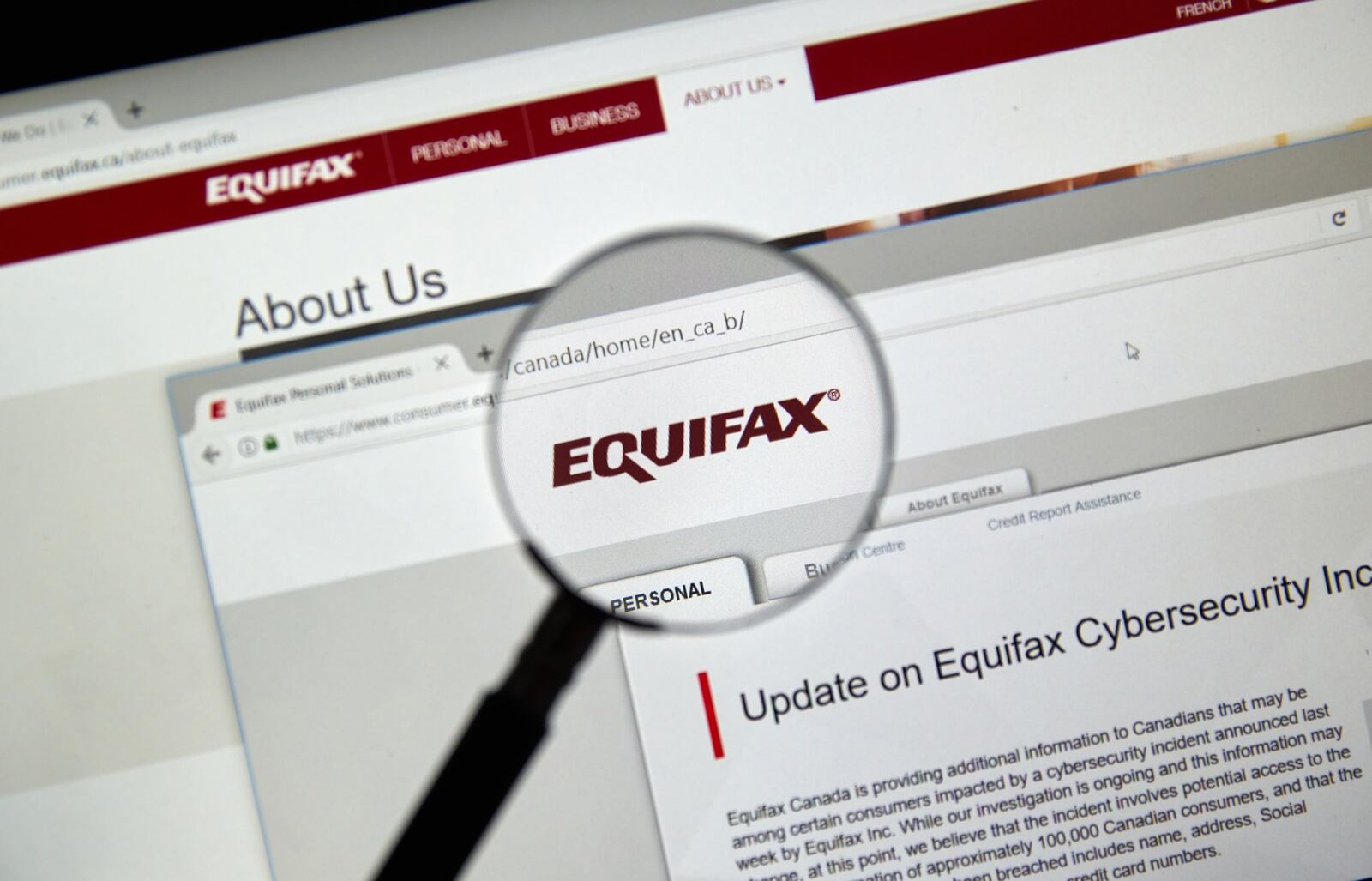 Equifax and other credit reporting firms might get some benefits in a banking deregulation bill in the Senate. (Dreamstime)