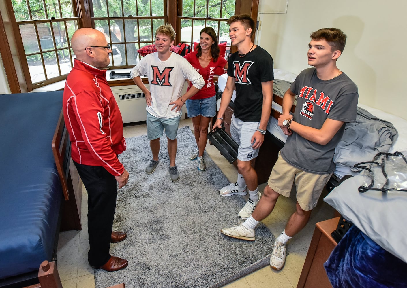 Move-In day at Miami University in Oxford