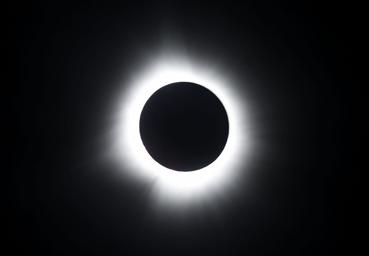 Total solar eclipse, taken from Butler County