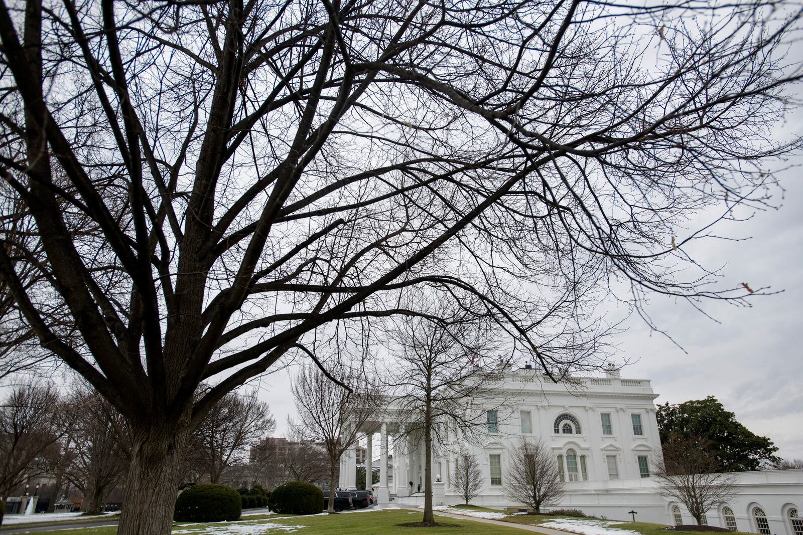 The White House is seen in Washington, Saturday, Jan. 18, 2025. (AP Photo/Rod Lamkey, Jr.)