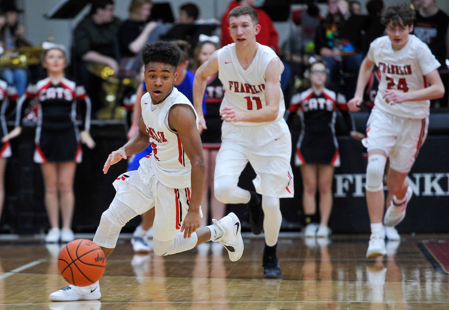 Franklin vs Brookville basketball