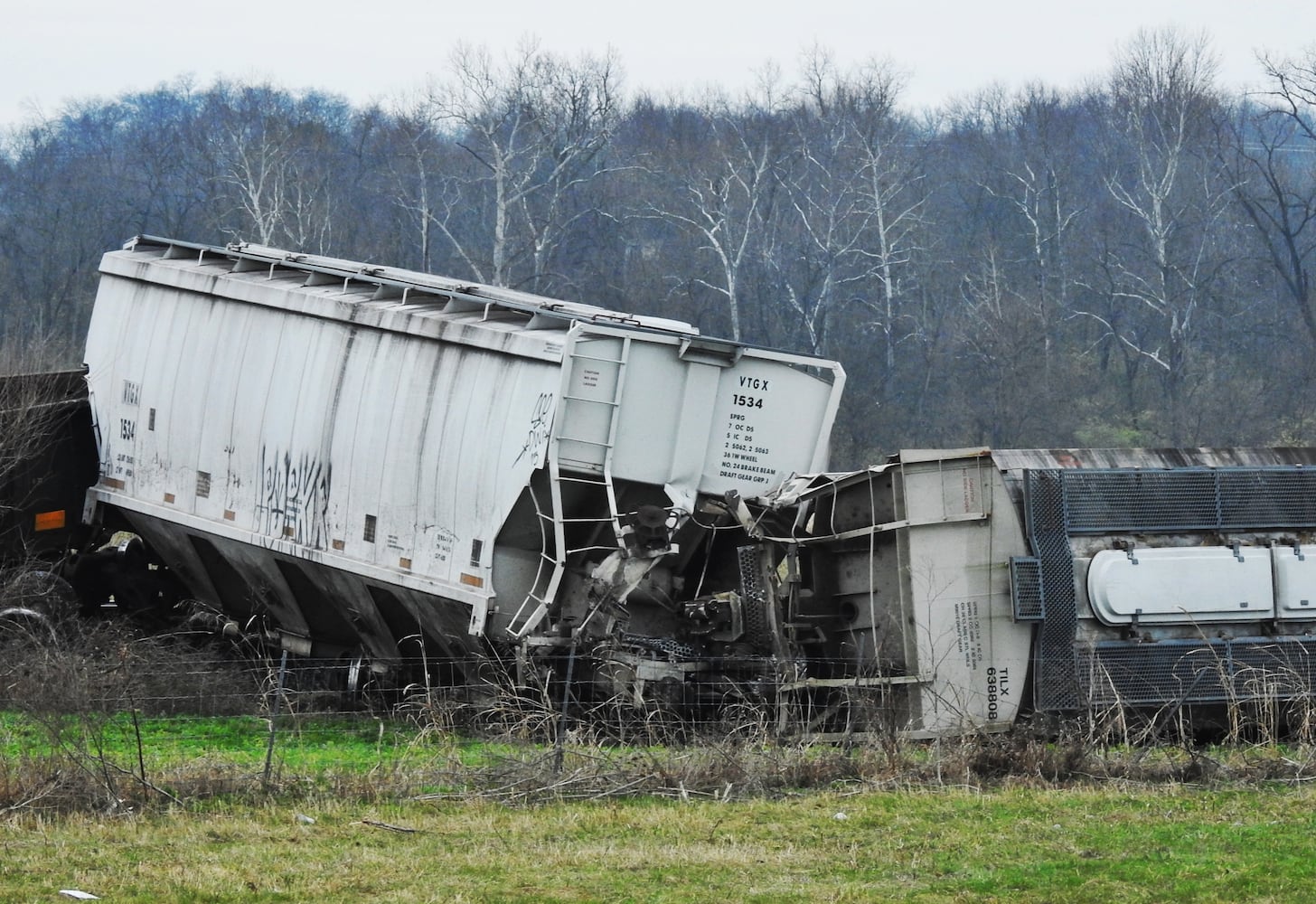 Train derailment in Wayne Twp. Butler County