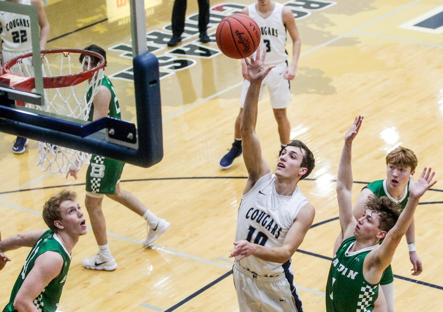 Edgewood vs Badin basketball