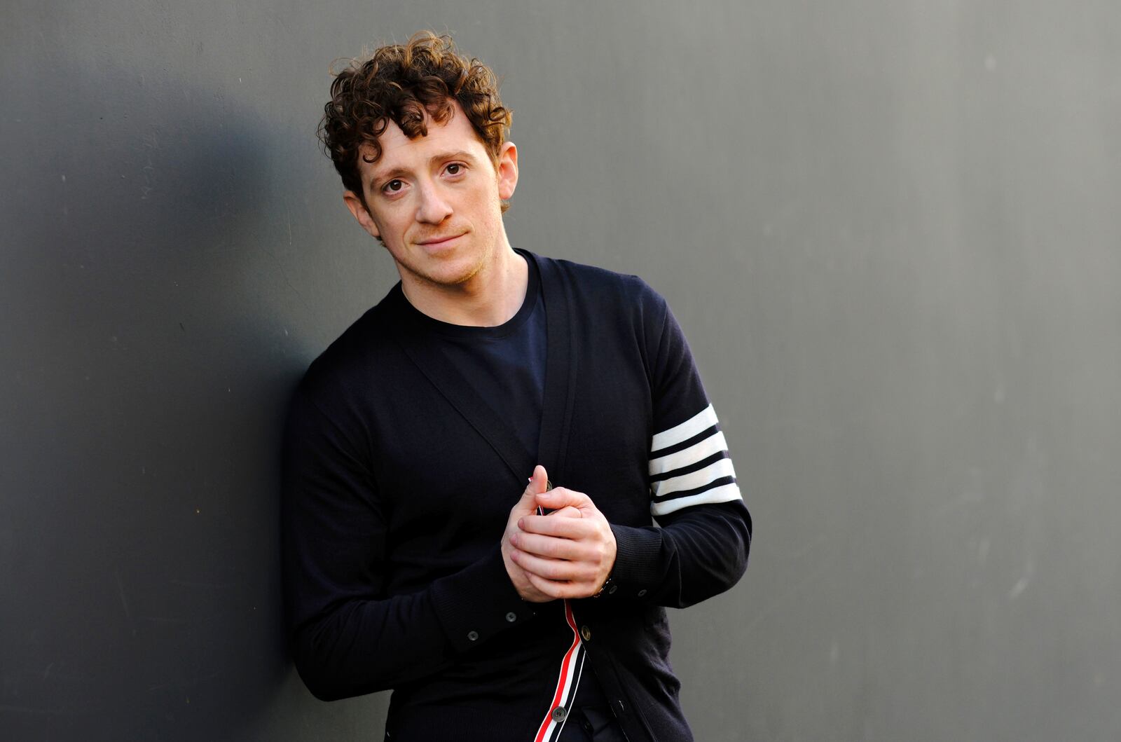 Actor Ethan Slater poses for a portrait on Friday, Nov. 8, 2024, at Universal Studios in Universal City, Calif. (AP Photo/Chris Pizzello)