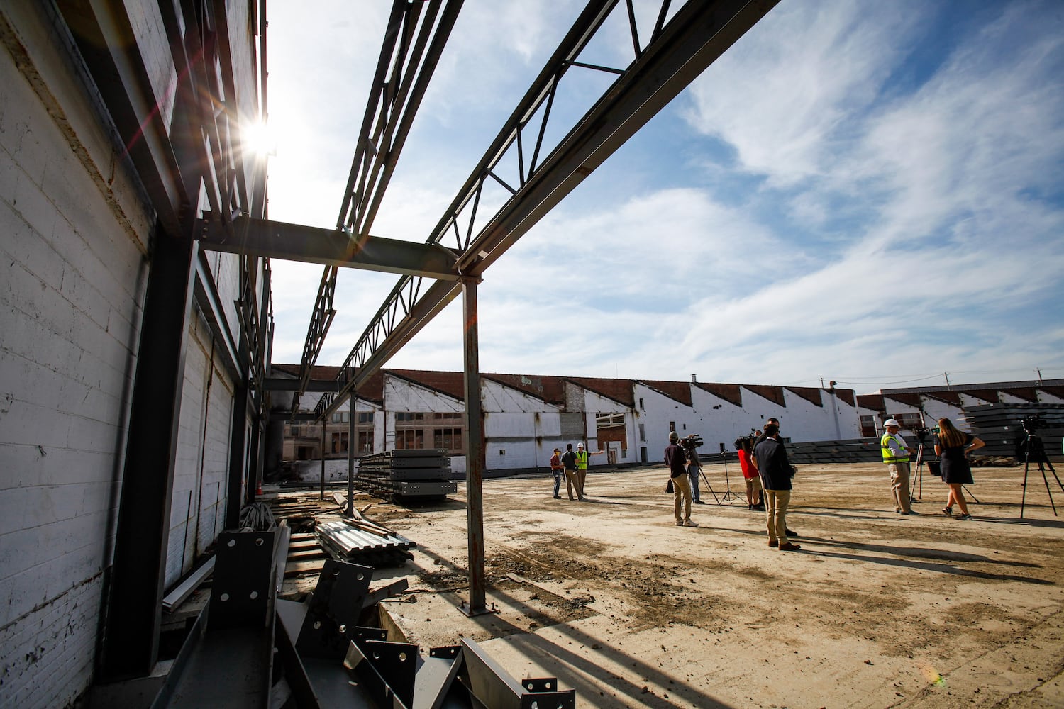 Tour of Spooky Nook Sports Champion Mill construction