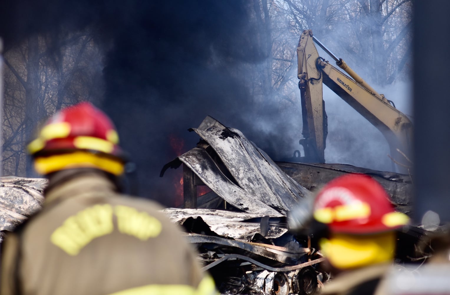 PHOTOS: Massive fire at tire warehouse in Butler County