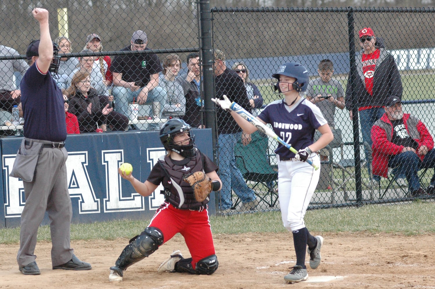 PHOTOS: Edgewood Vs. Franklin High School Softball