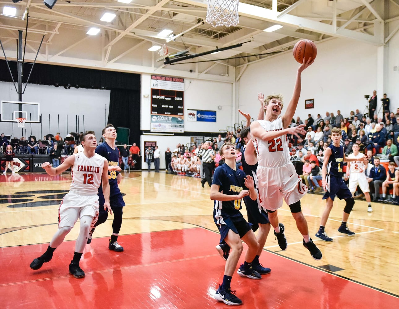 Franklin vs Monroe Basketball