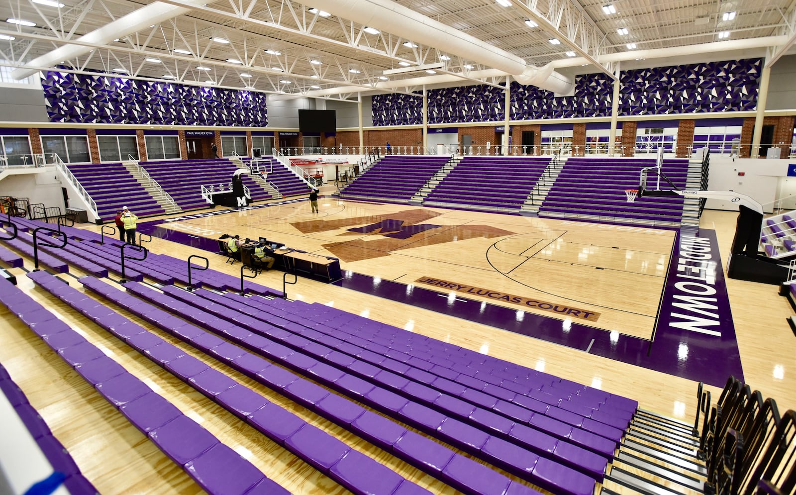 On Saturday, Dec. 9, Middletown’s boys and girls basketball teams open the new Wade E. Miller Arena on Breiel Boulevard. 