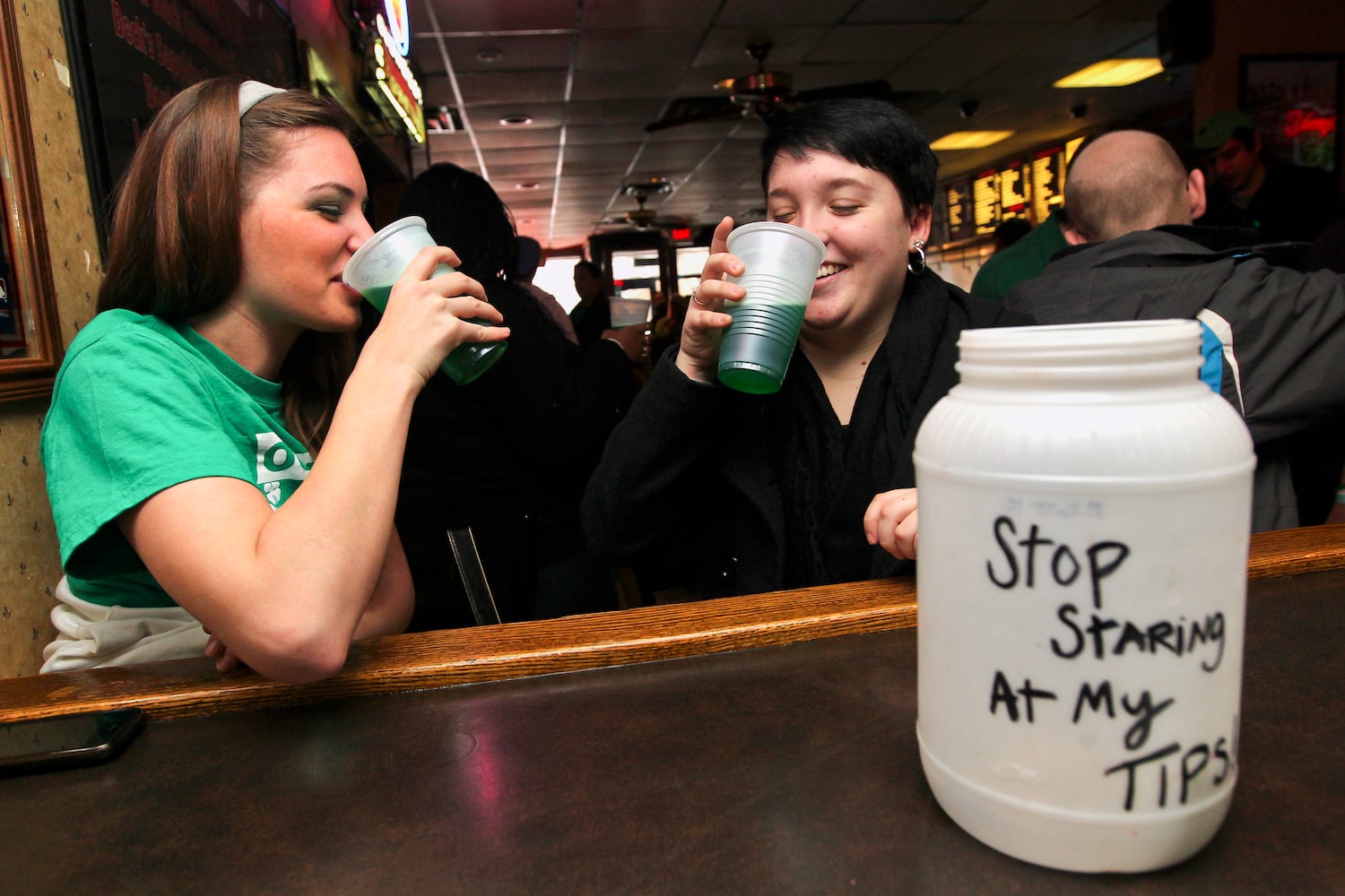 Green Beer Day in Oxford through the years