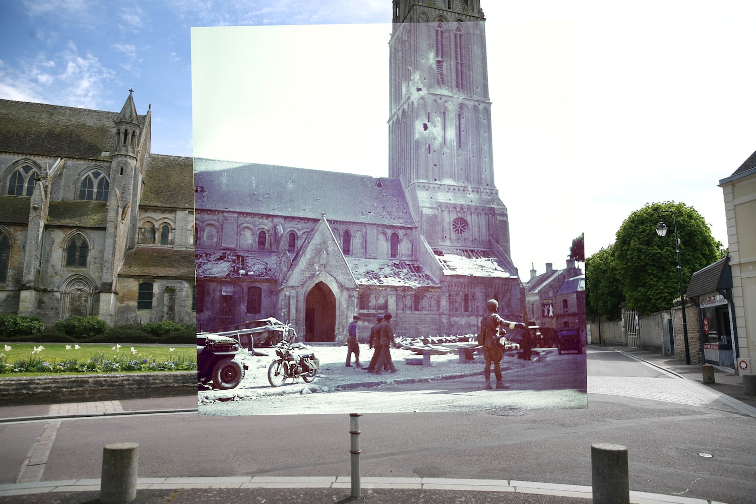 Photos: D-Day invasion then and now