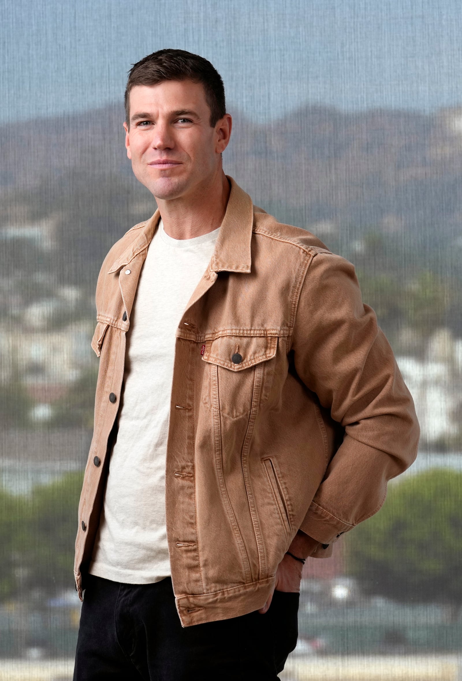 Actor Austin Stowell poses for a portrait in Los Angeles on Oct. 7, 2024. (AP Photo/Chris Pizzello)