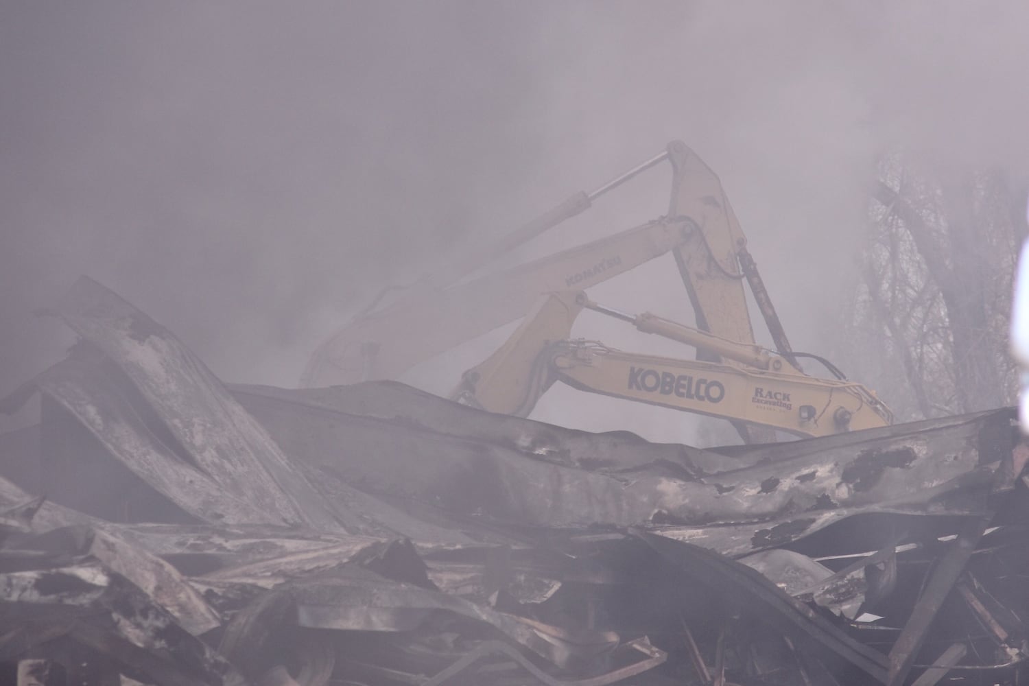 PHOTOS: Massive fire at tire warehouse in Butler County