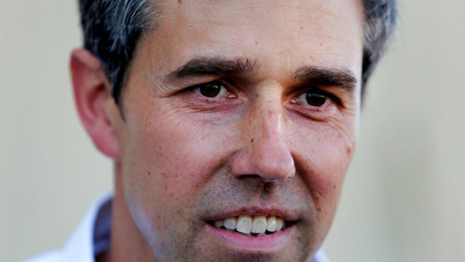 FILE - In this March 20, 2019, photo, former Texas congressman Beto O'Rourke listens to a question during a campaign stop at a brewery in Conway, N.H. Welcome to Betomania, a nascent presidential campaign that’s struggling to balance O’Rourke’s freewheeling style with the demands of running a nationwide political organization.  