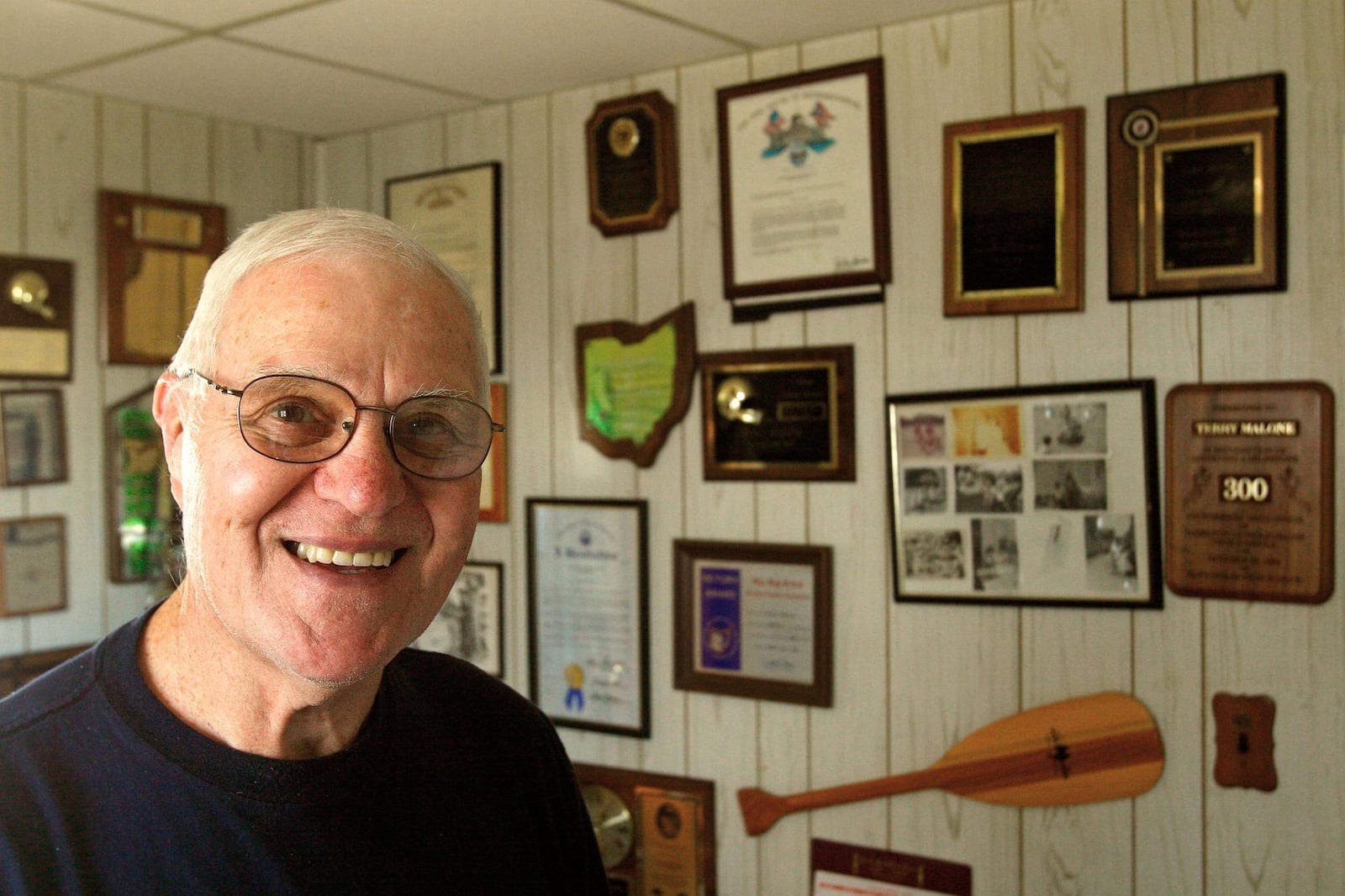 Terry Malone poses for a photo inside his office on Nov. 5, 2008, in Hamilton. JOURNAL-NEWS FILE PHOTO