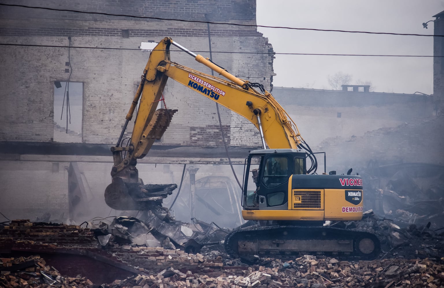 PHOTOS: Aftermath of huge New Year’s Day warehouse fire in Middletown