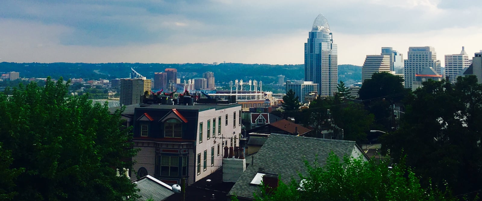 There's no better view of Cincinnati than from the top of Mt. Adams hill. KARA DRISCOLL/STAFF