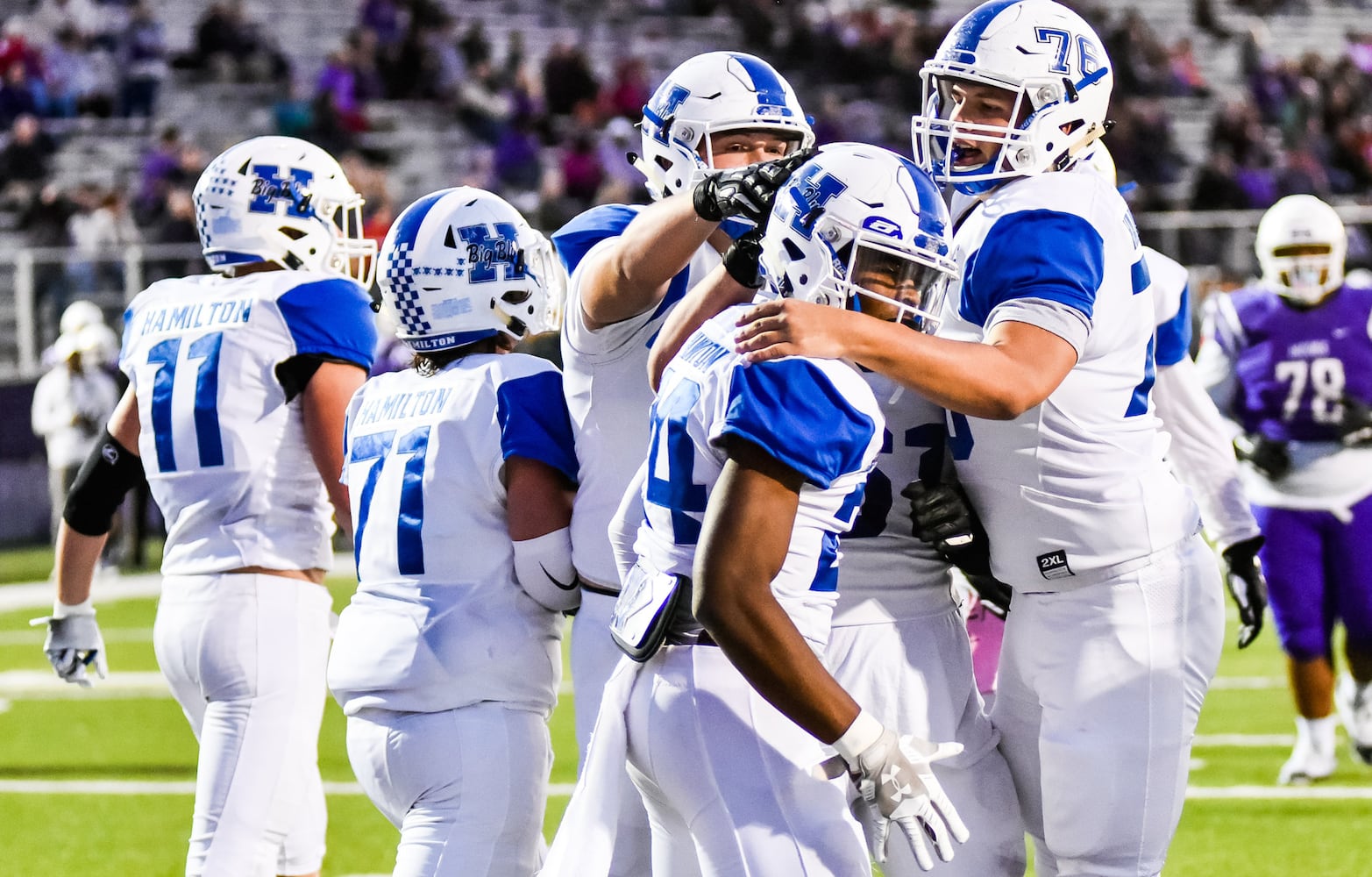 Hamilton Big Blue football beats Middletown Middies Friday, Oct. 19