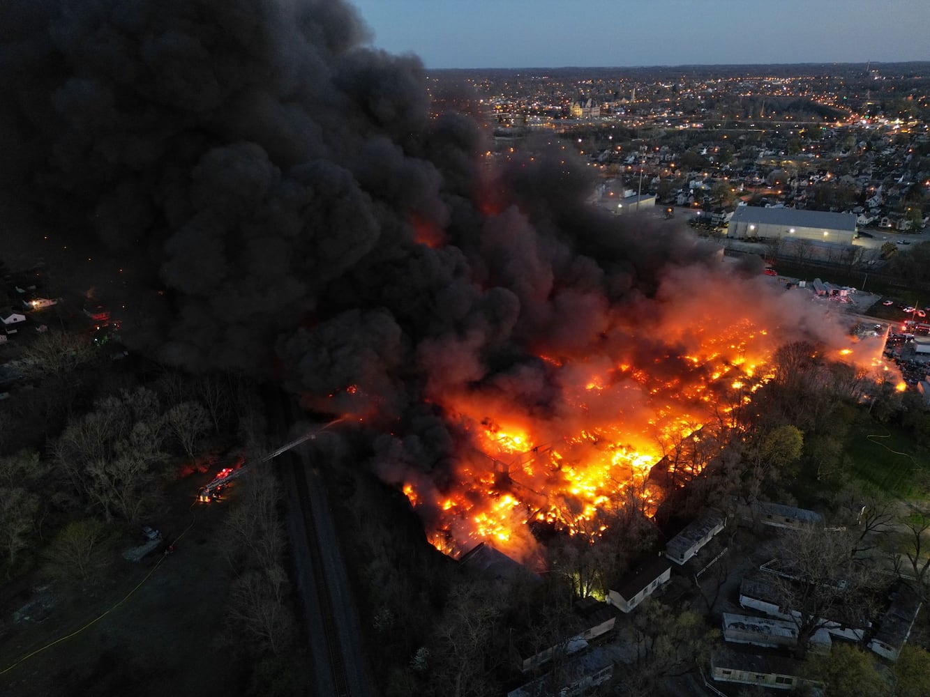 Richmond, Indiana industrial fire