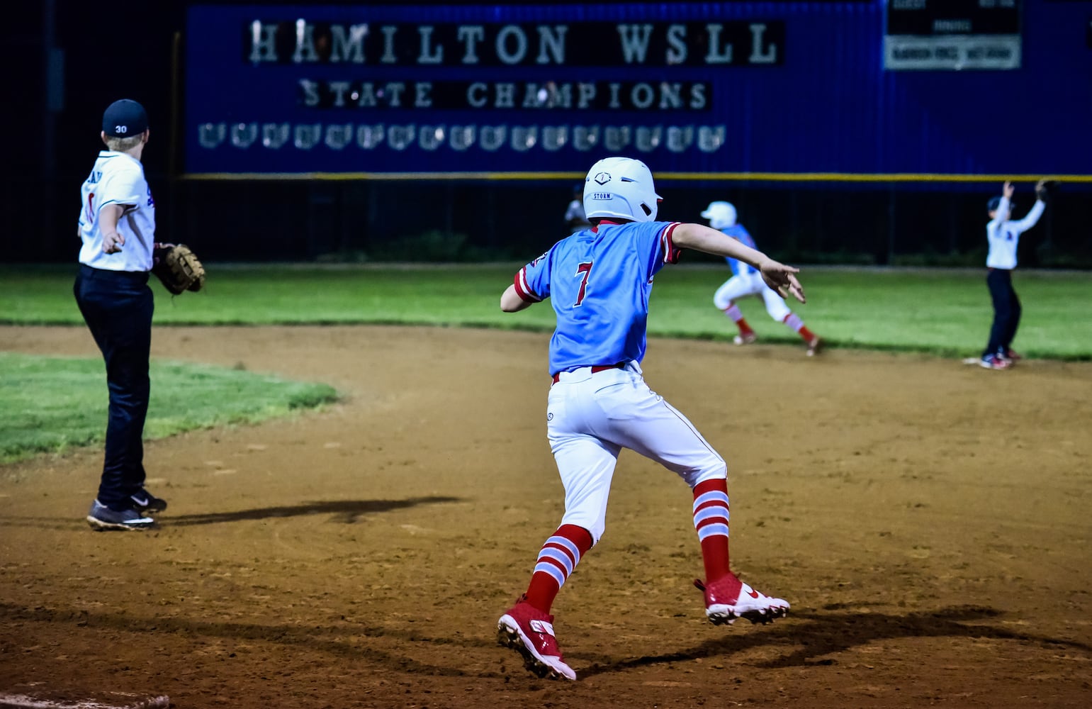 Youth baseball teams get back in action just after midnight