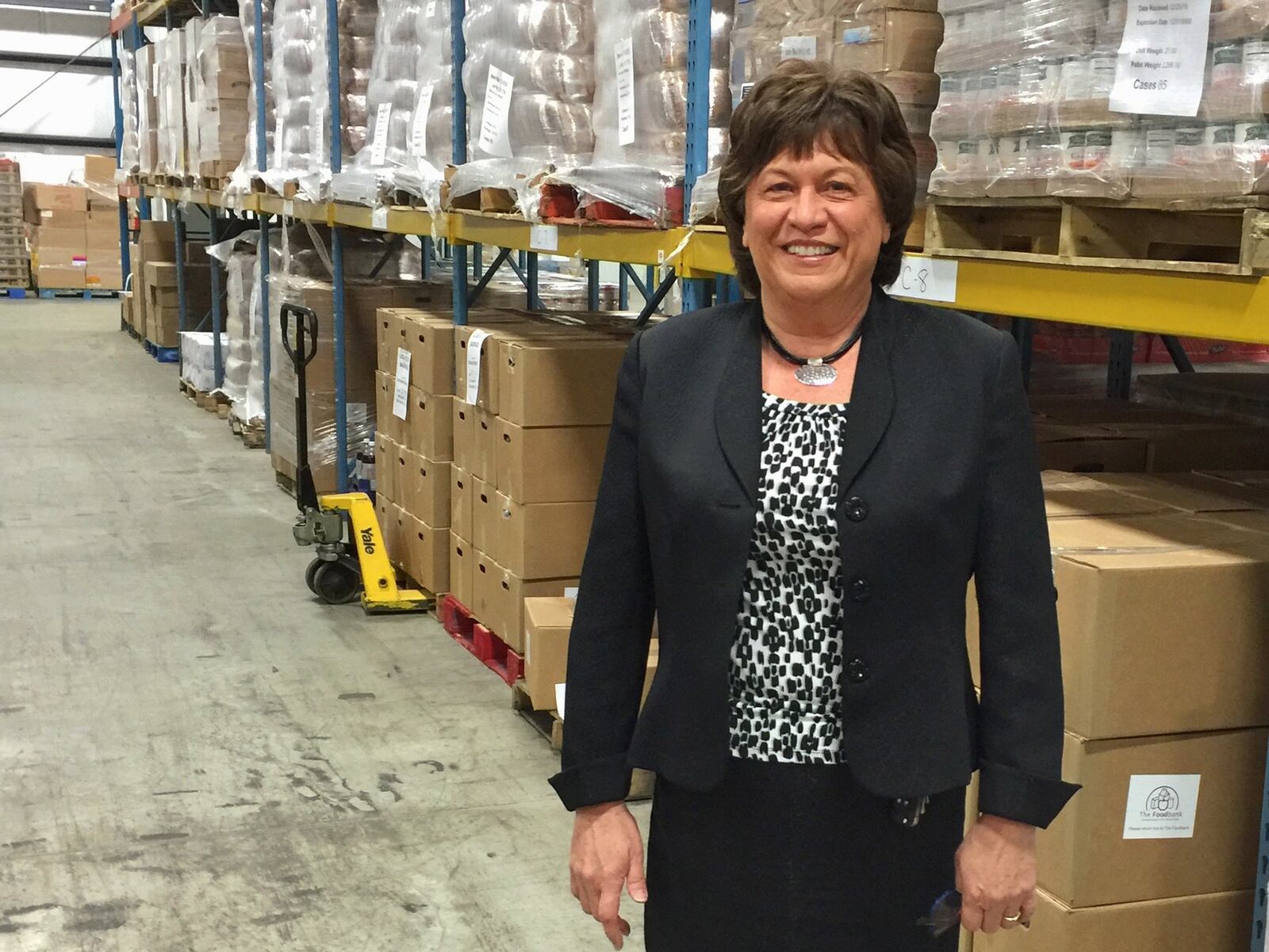 Michelle Riley is the CEO of The Foodbank, Inc., a group that helps feed 130,000 food insecure residents in the Miami Valley. CONNIE POST/STAFF