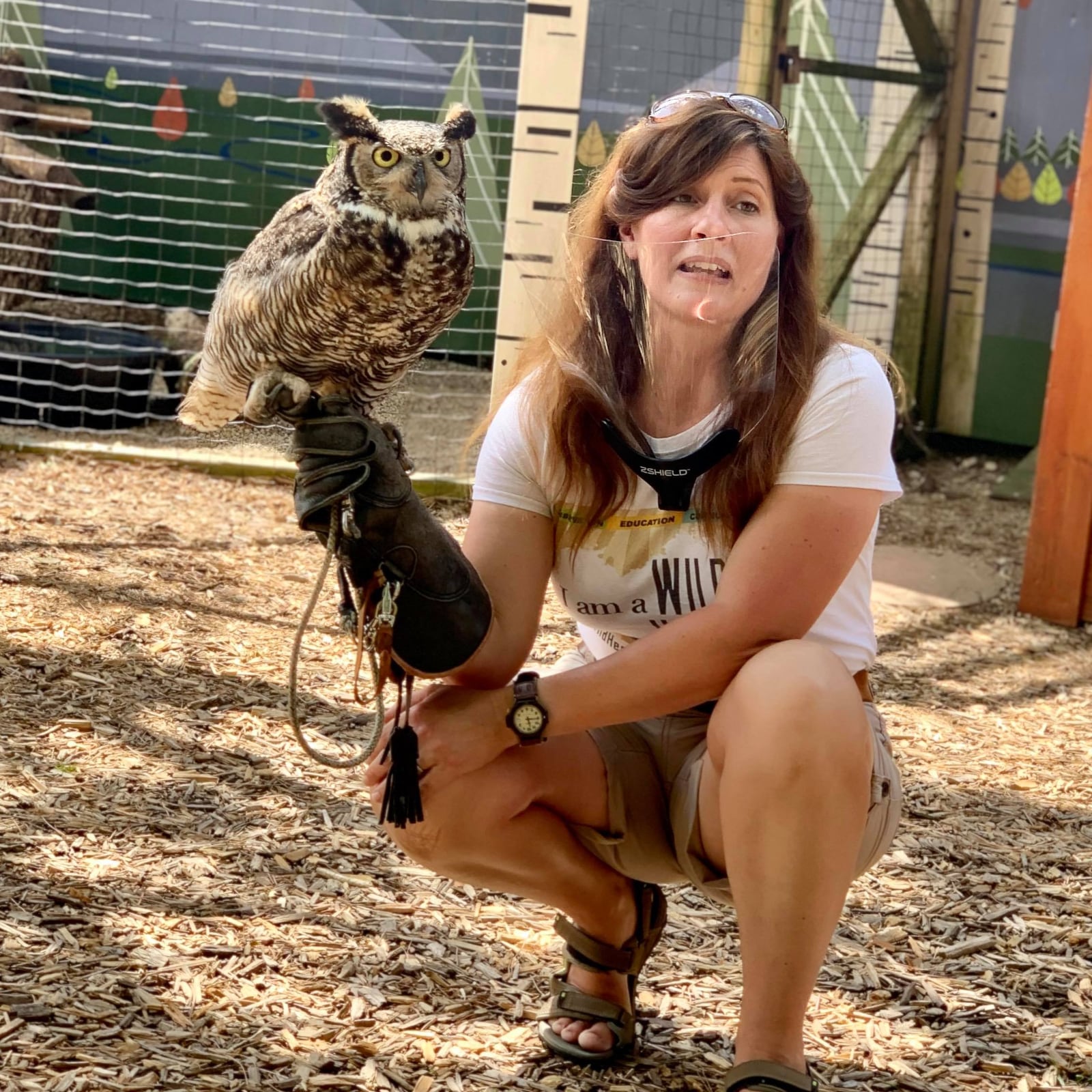 Amanda Badger teaches at Wild Hearts African Farm