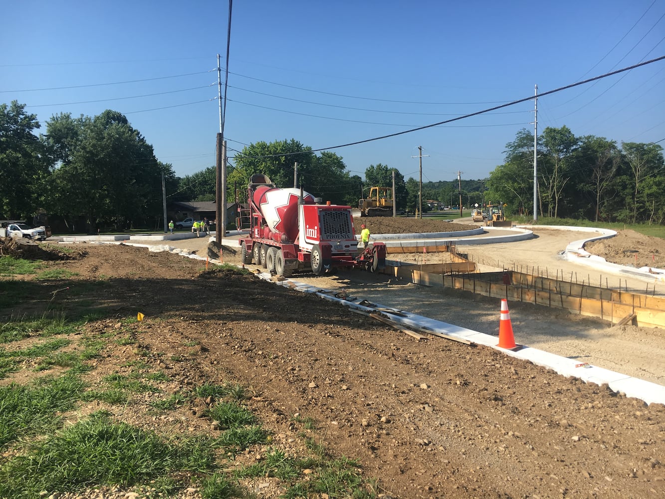 PHOTOS: Fairfield’s first modern roundabout construction progression