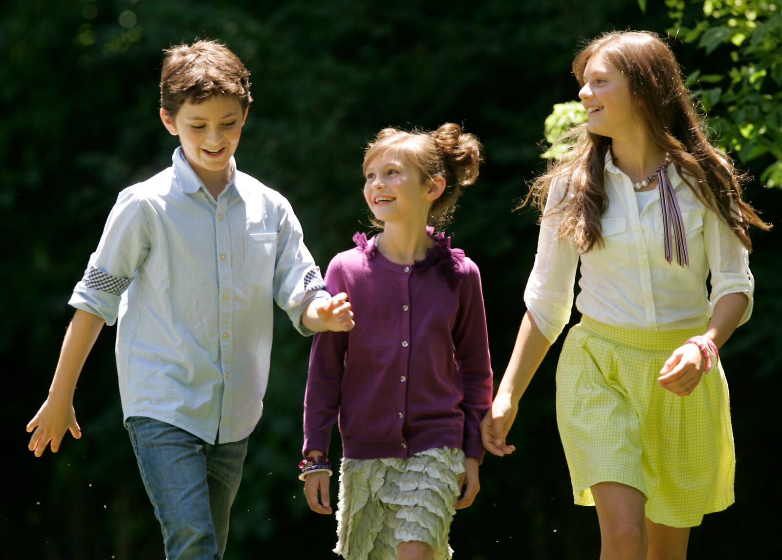 Archived photo from 2010. Phillip, Cricket and Carrie Wampler,11,9, and 13, had been chasing their acting dream for 16 months, landing 20 commercials and other projects in Los Angeles. Staff Photo by Jim Witmer