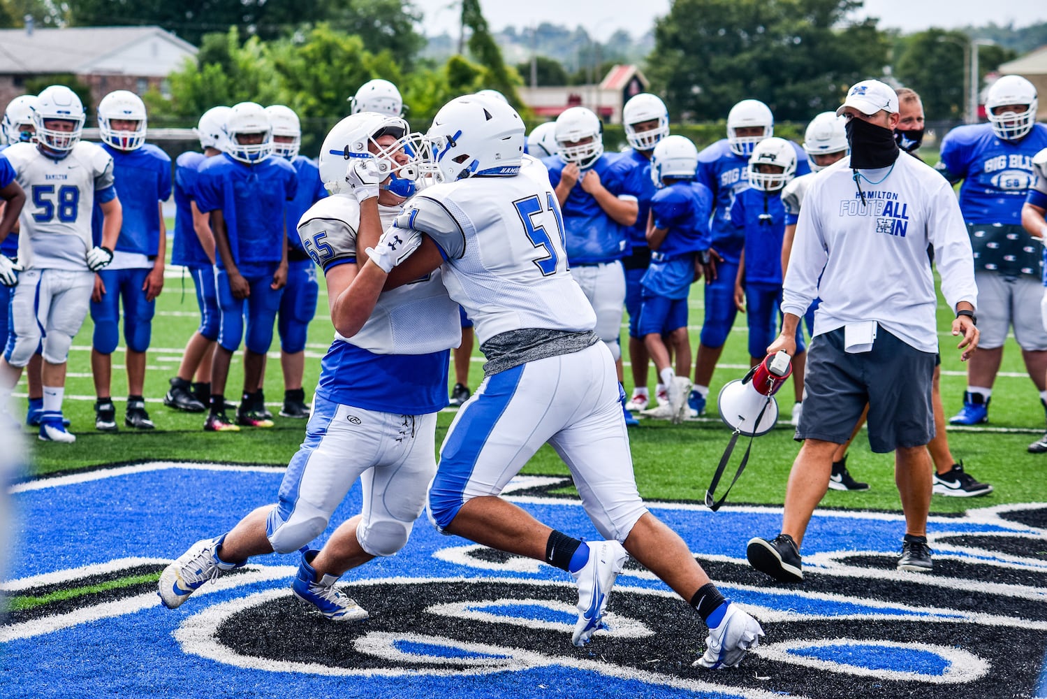 081220 Hamilton football practice