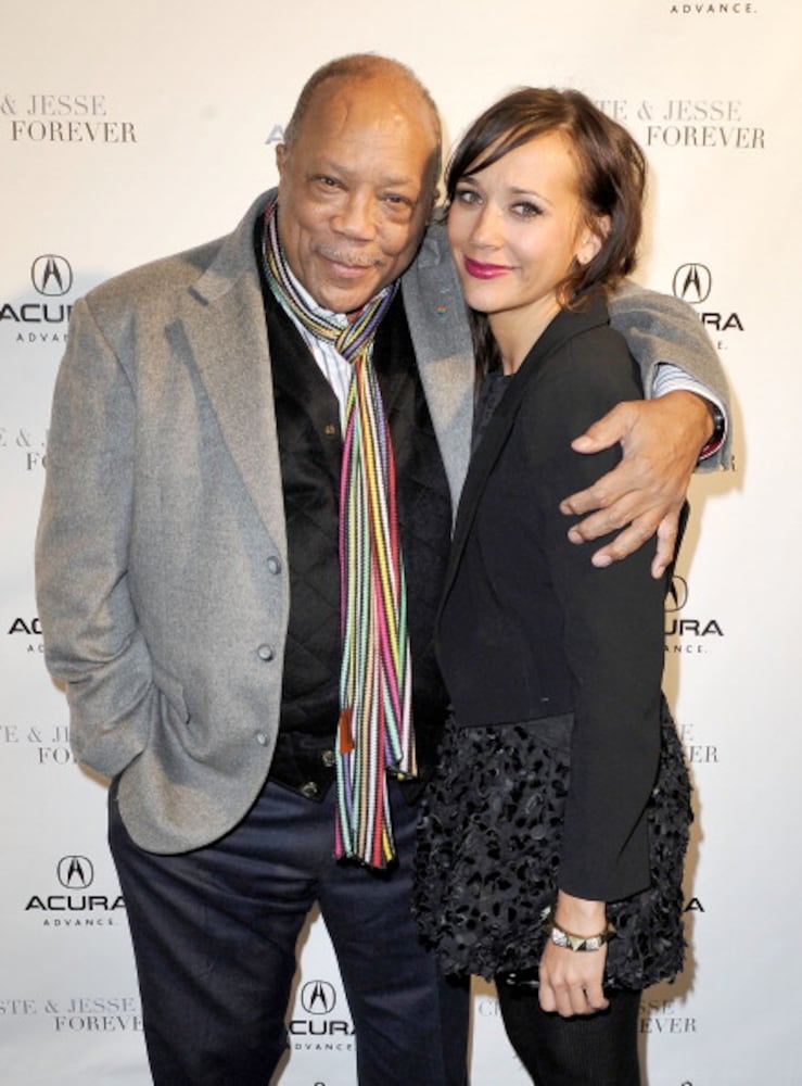 Quincy Jones is the proud papa of Rashida Jones.