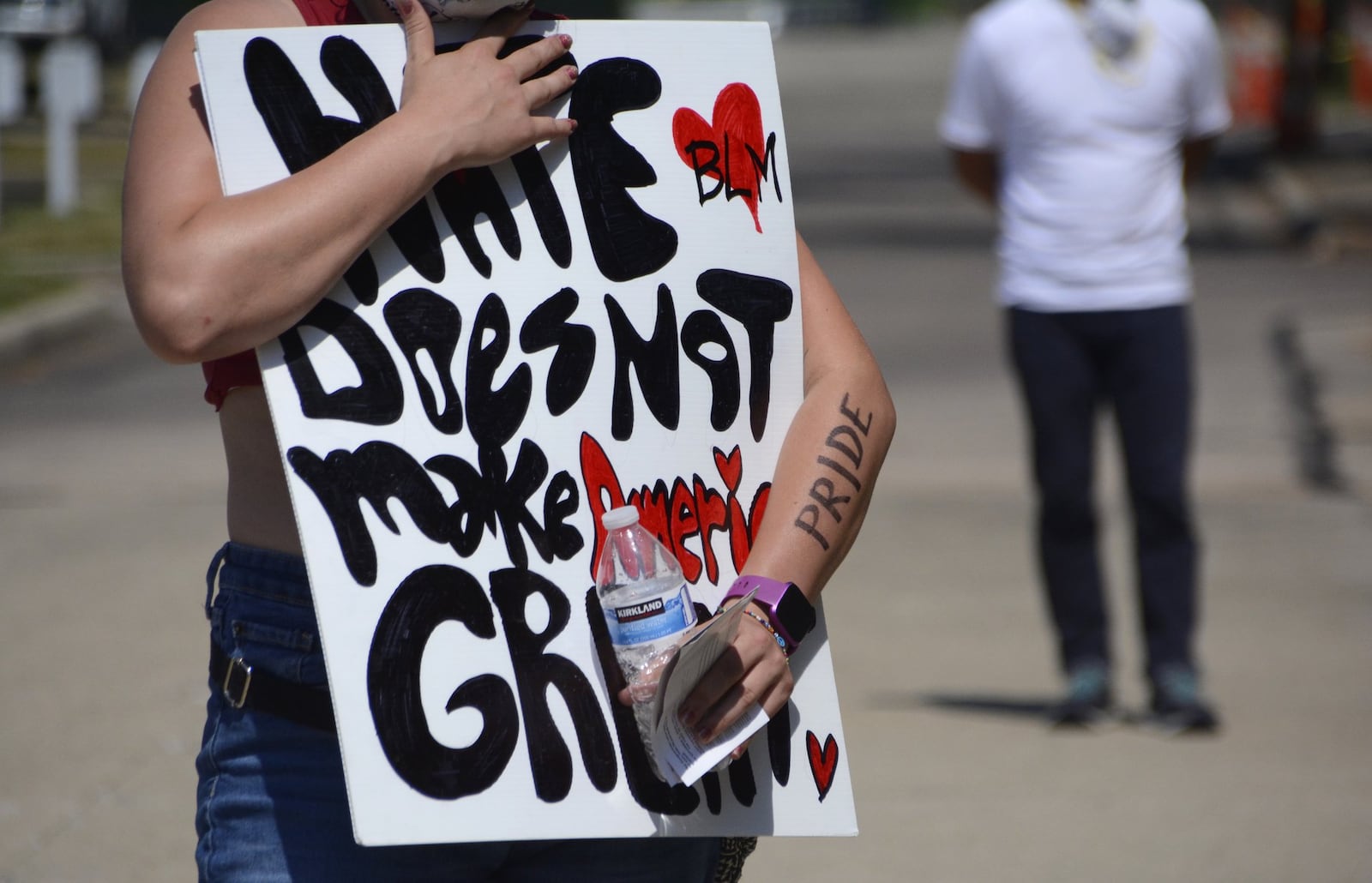 Middletown citizens, community leaders and government leaders marched together from the bus depot to One Donham Plaza on Saturday, June 20, 2020, to show they are a city united together and determined to be a leader in change. MICHAEL D. PITMAN/STAFF