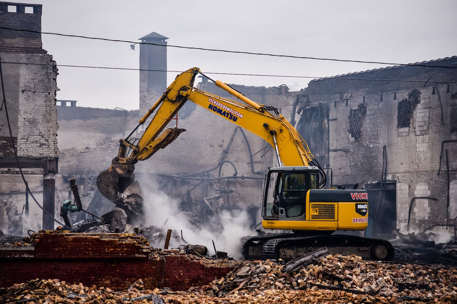 PHOTOS: Aftermath of huge New Year’s Day warehouse fire in Middletown