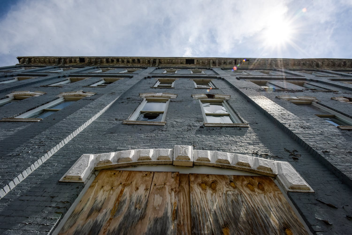 Architectural details salvaged from former Beckett Mill-Mohawk Fine Papers  office building in Hamilton